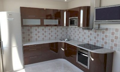 Кухни из пластика
