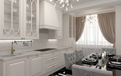 Кухни в стиле неоклассика