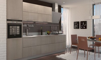 Кухни цвета кашемир