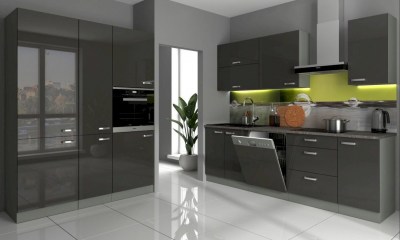 Кухни цвета Графит
